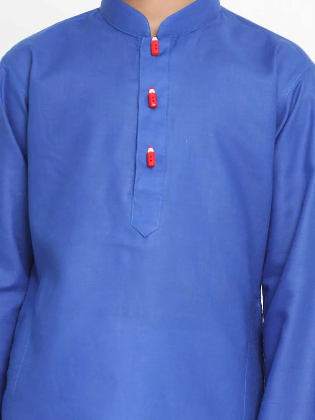 Vastramay Boy's Cotton Kurta and Pyjama Set