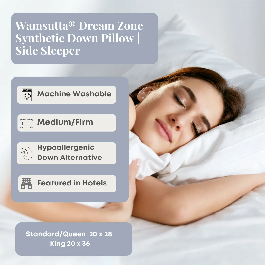 Wamsutta Dream Zone Synthetic Down Pillow | Side Sleeper