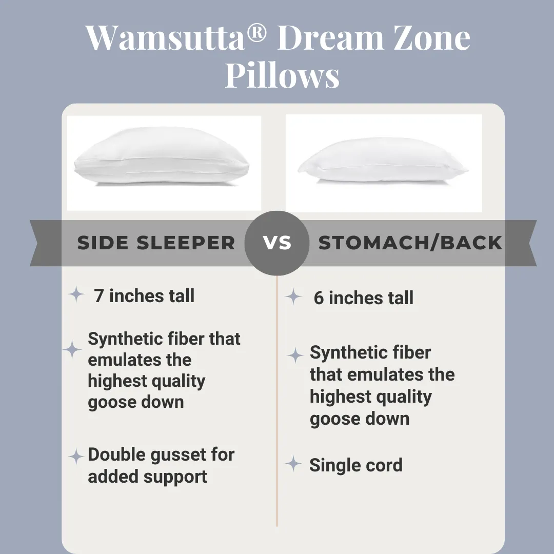 Wamsutta Dream Zone Synthetic Down Pillow | Side Sleeper