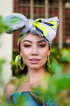 White Speedbird Headwrap