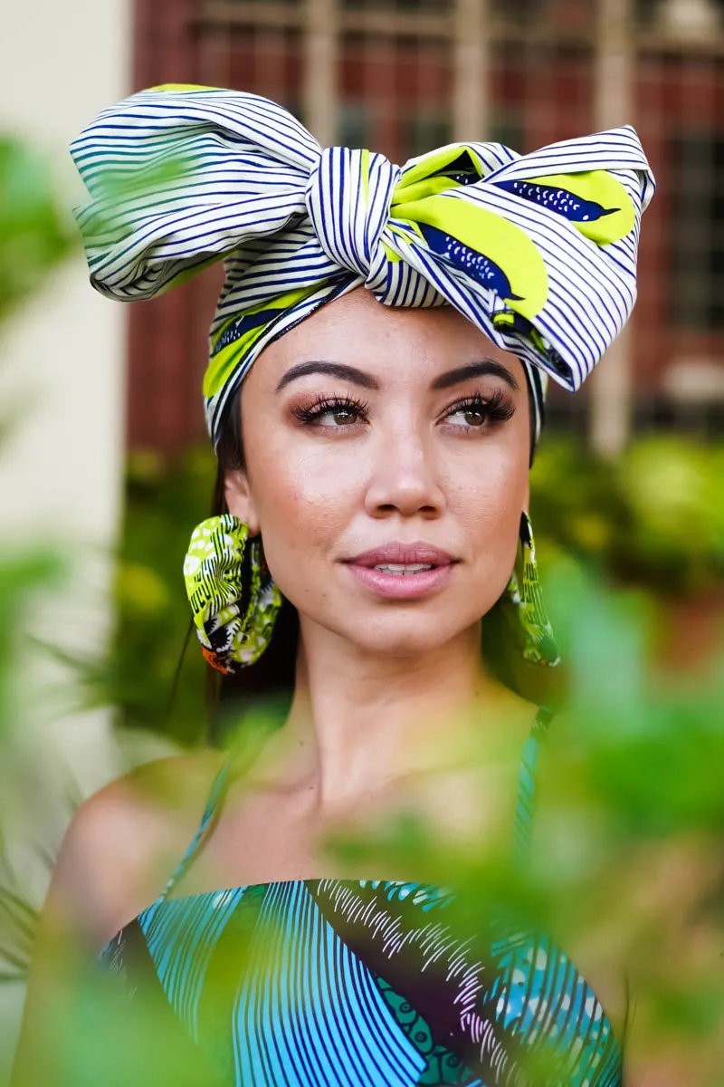 White Speedbird Headwrap