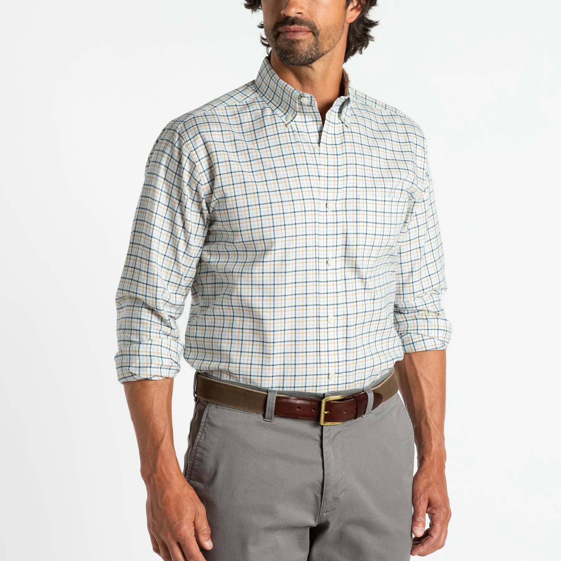 Willis Tattersall Cotton Oxford Sport Shirt